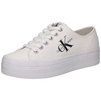 Calvin Klein Vulc Flatform Essential Mono in weiß