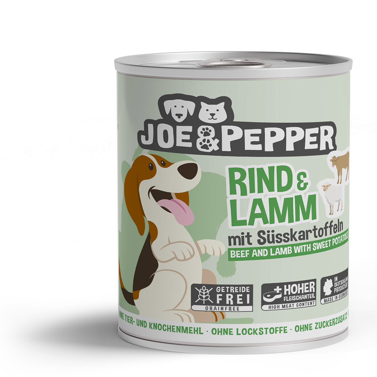 Joe & Pepper Dog Rind & Lamm mit Süßkartoffeln bei ZooRoyal