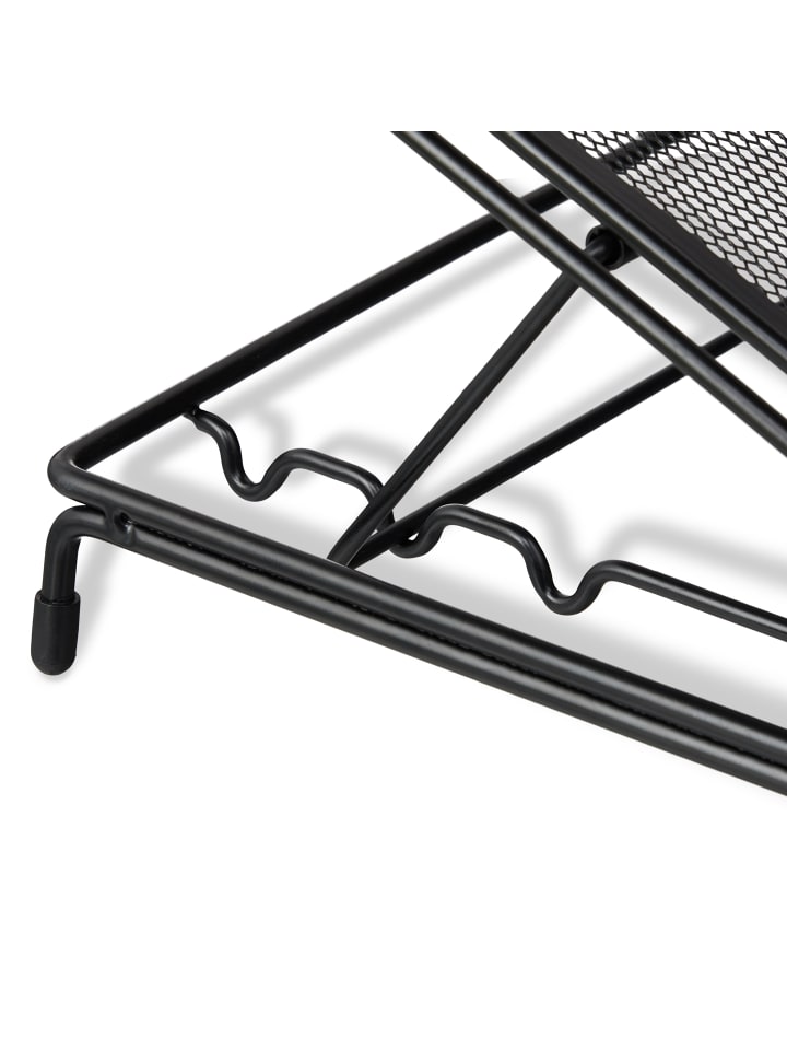 relaxdays Laptopständer in Schwarz - (B)37 x (H)14,5 x (T)25 cm günstig kaufen onesize