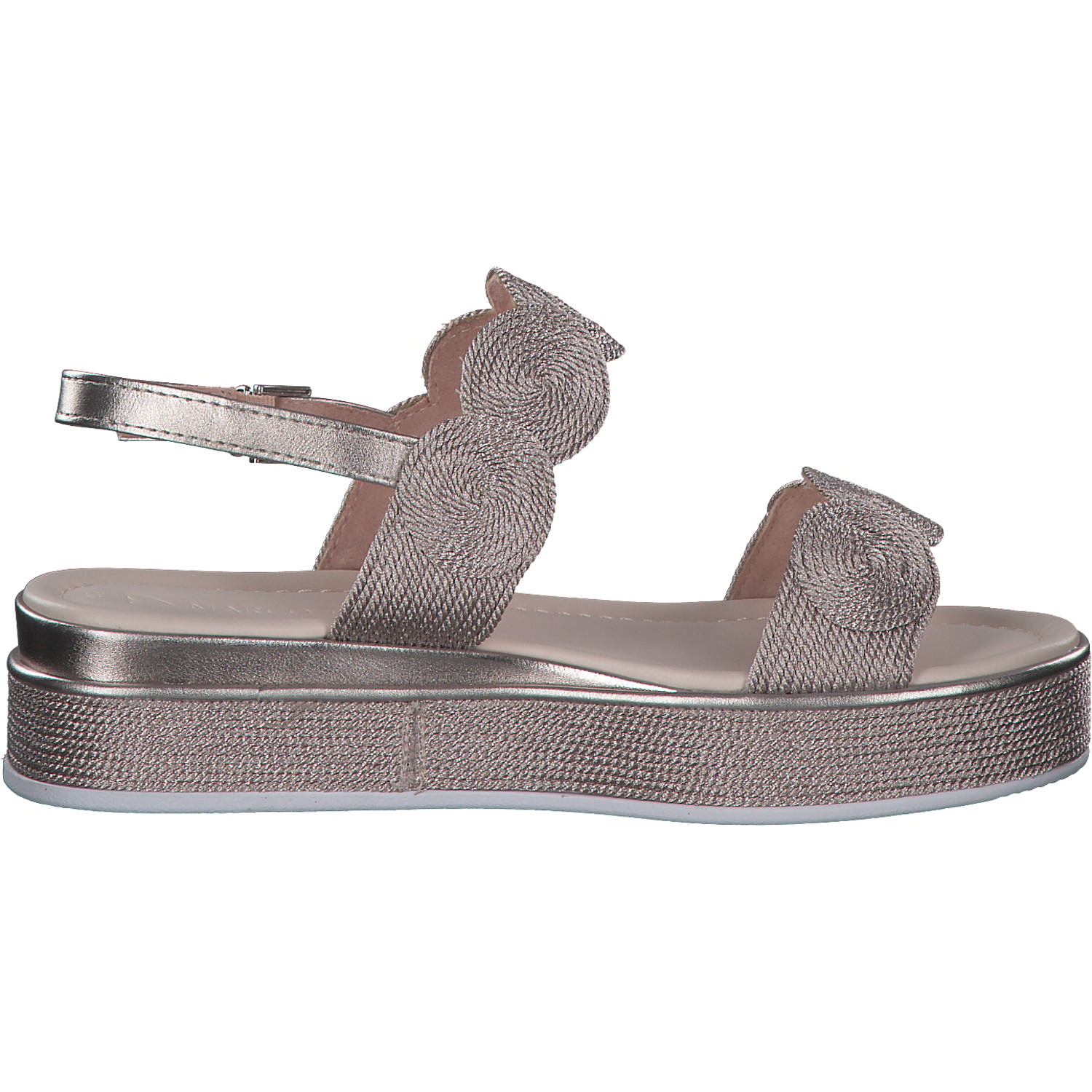 Marco Tozzi 28760, Plateau-Sandaletten, Damen, ROSE METALLIC