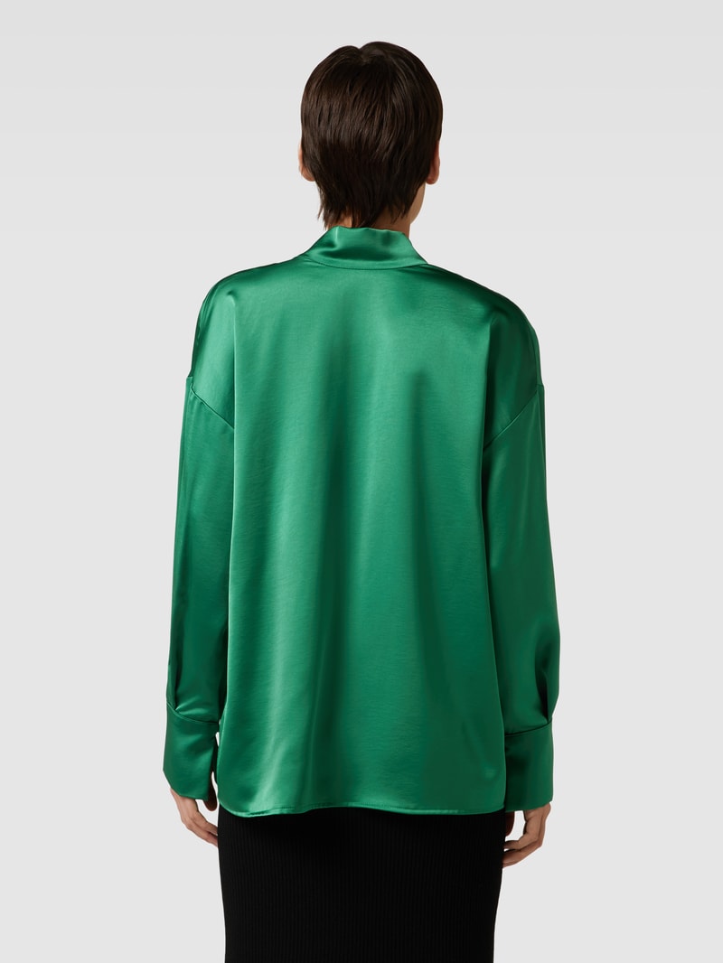 Blusenshirt mit U-Boot-Ausschnitt Modell 'VASSALLO' in bottle