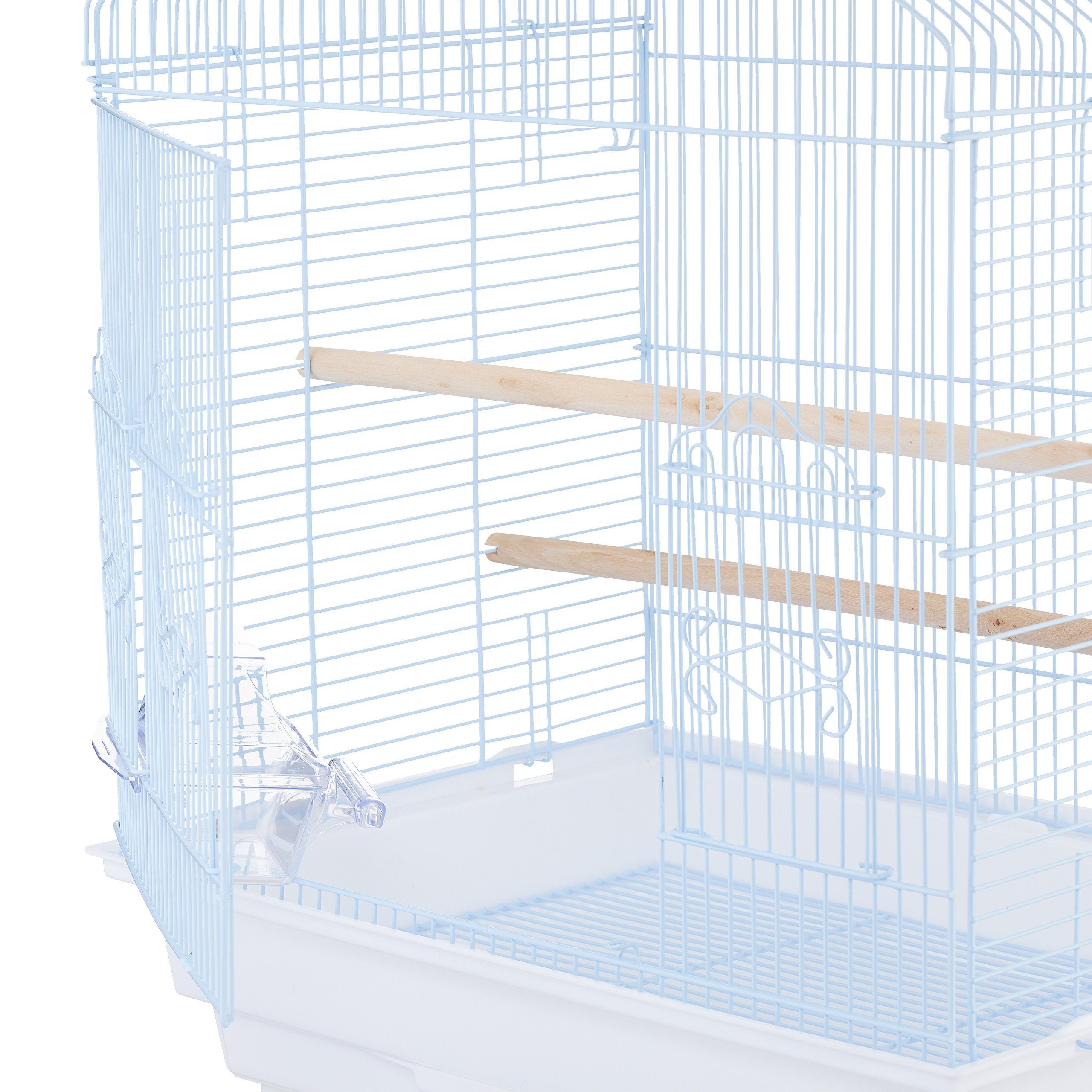 relaxdays Vogelkäfig Dekorativer Vogelkäfig