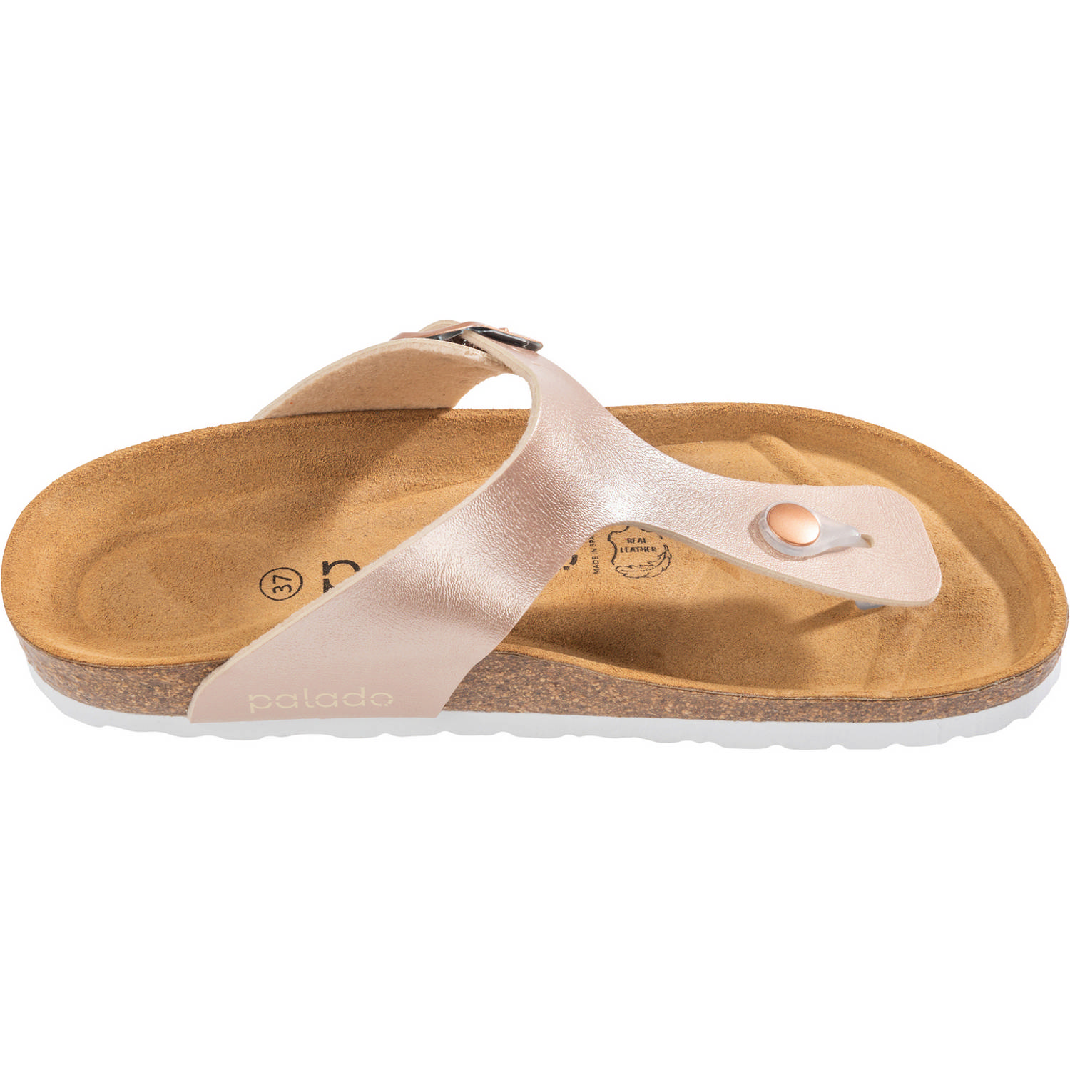 Palado Kos Metallic, Zehentrenner, Damen, Rose