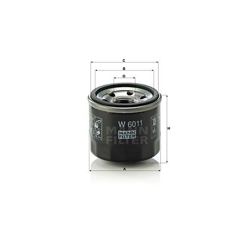 W6011 OELFILTER MANN - ATU
