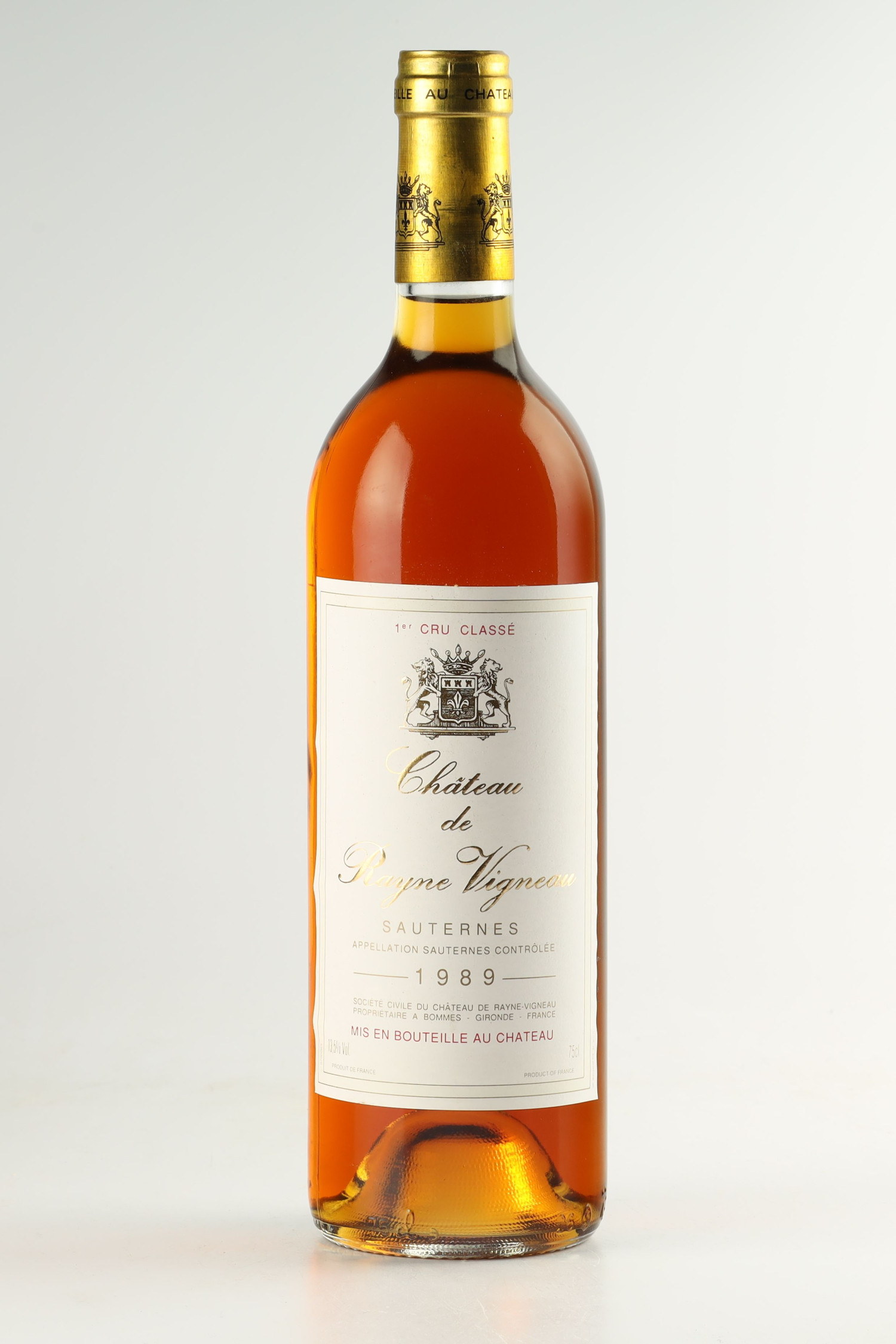 Château De Rayne Vigneau 1989, Sauternes