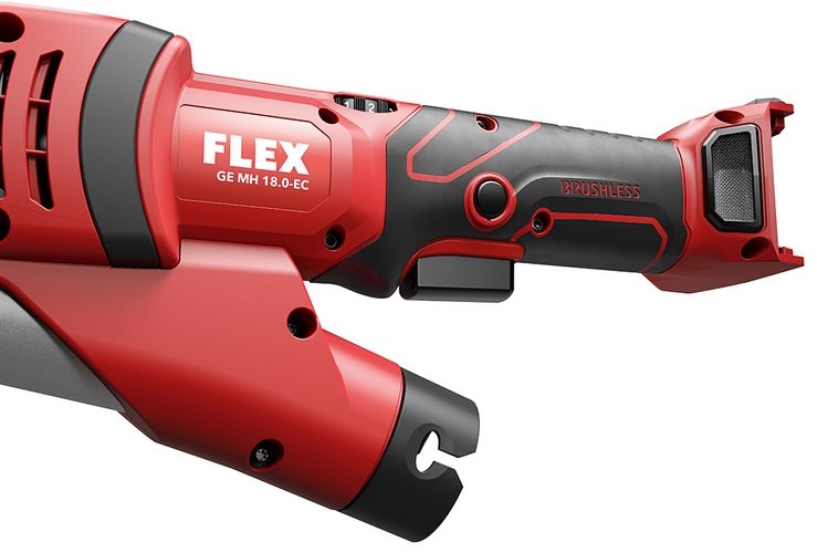 Flex-tools 504033 GE MH 18.0-EC/5.0 Sett Batteridrevet giraffsliper for vegger og tak med utskiftbart hodesystem 18V 5.0Ah Li-Ion