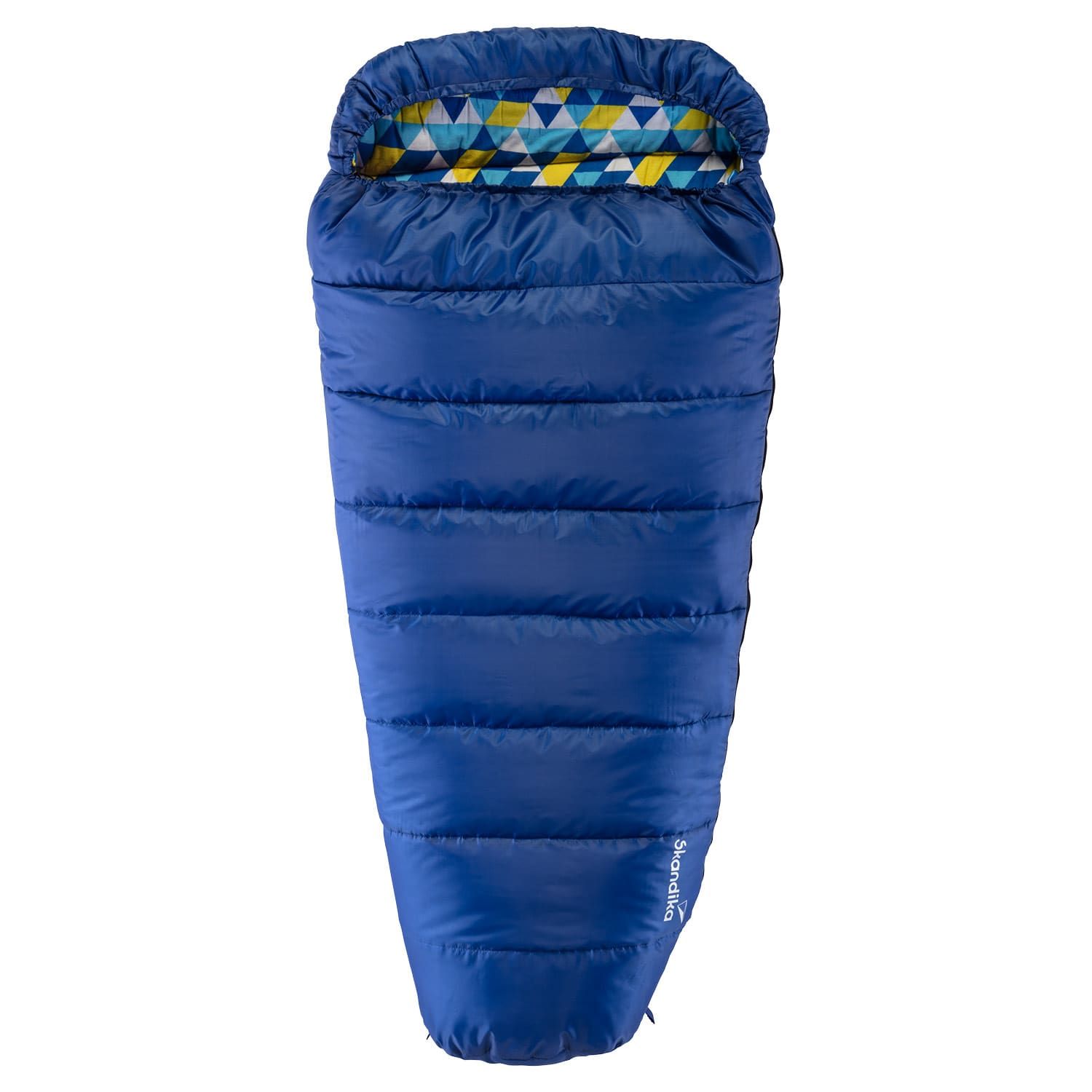 Skandika Vegas Flanell XXL RV links blauer Schlafsack
