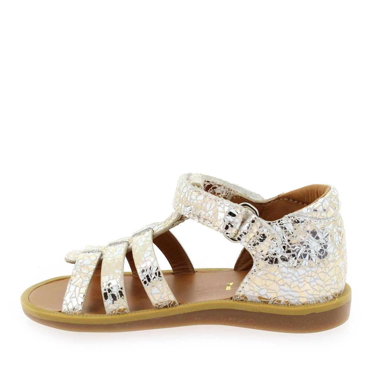 Pom d'api  POPPY STRAP - Platine blanc