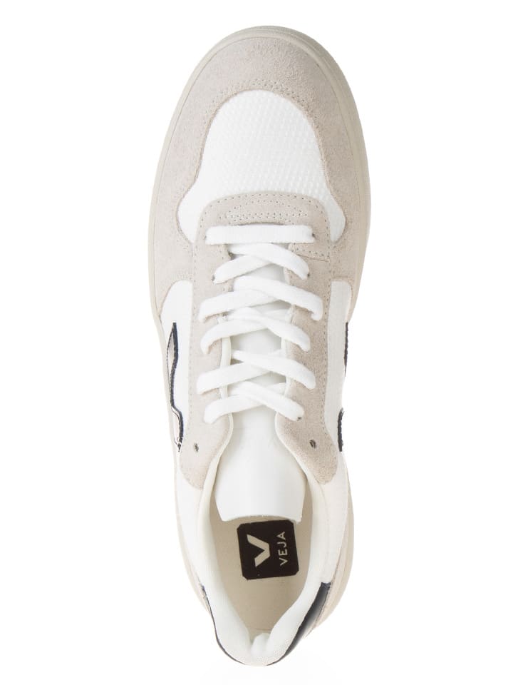 Veja Leder-Sneakers in Weiß/ Beige günstig kaufen