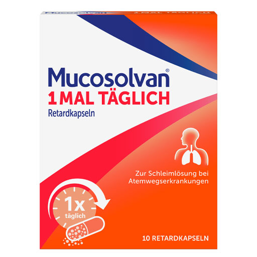 MUCOSOLVAN 1mal täglich Retardkapseln  10 St  Retard-Kapseln
