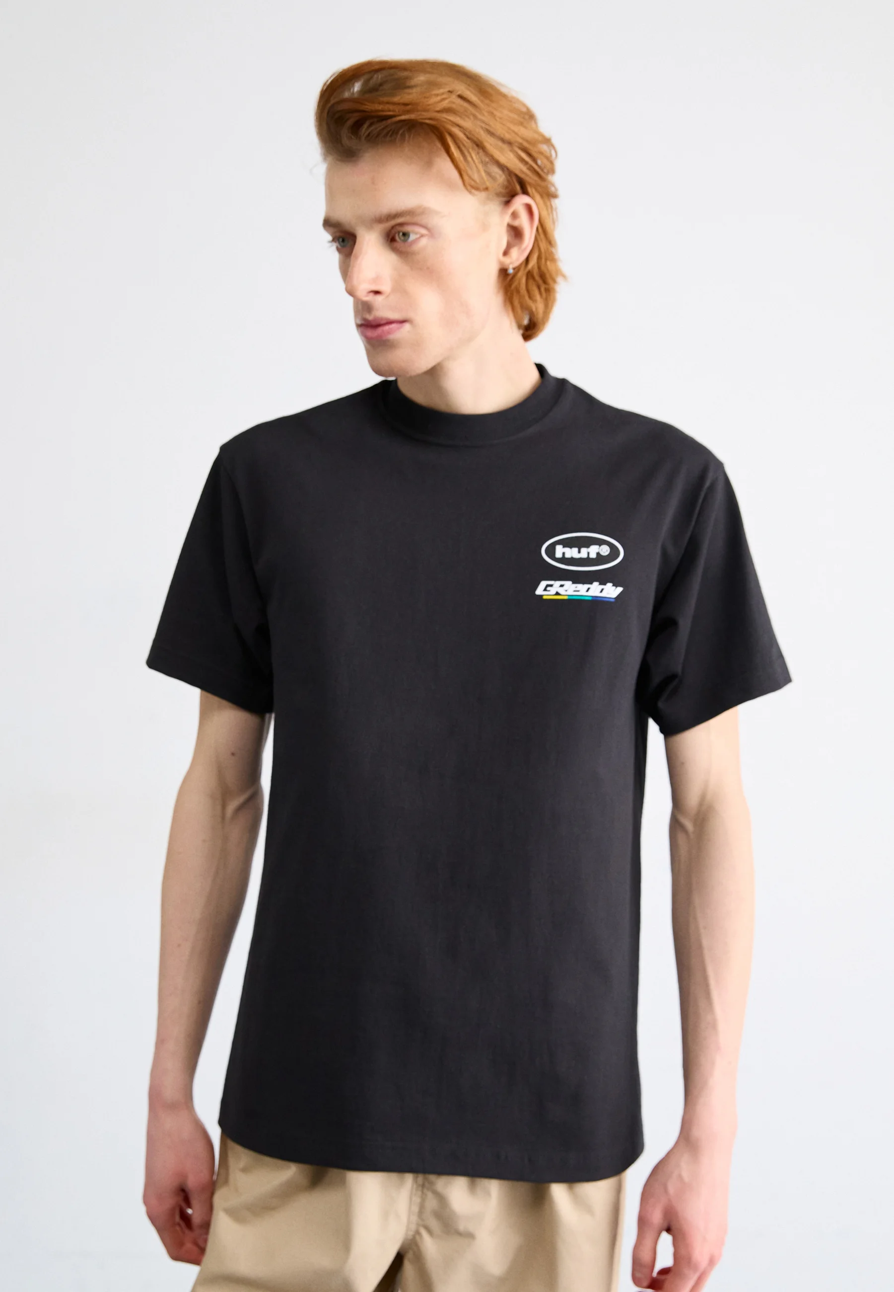 HUF GREDDY TEE - Camiseta estampada