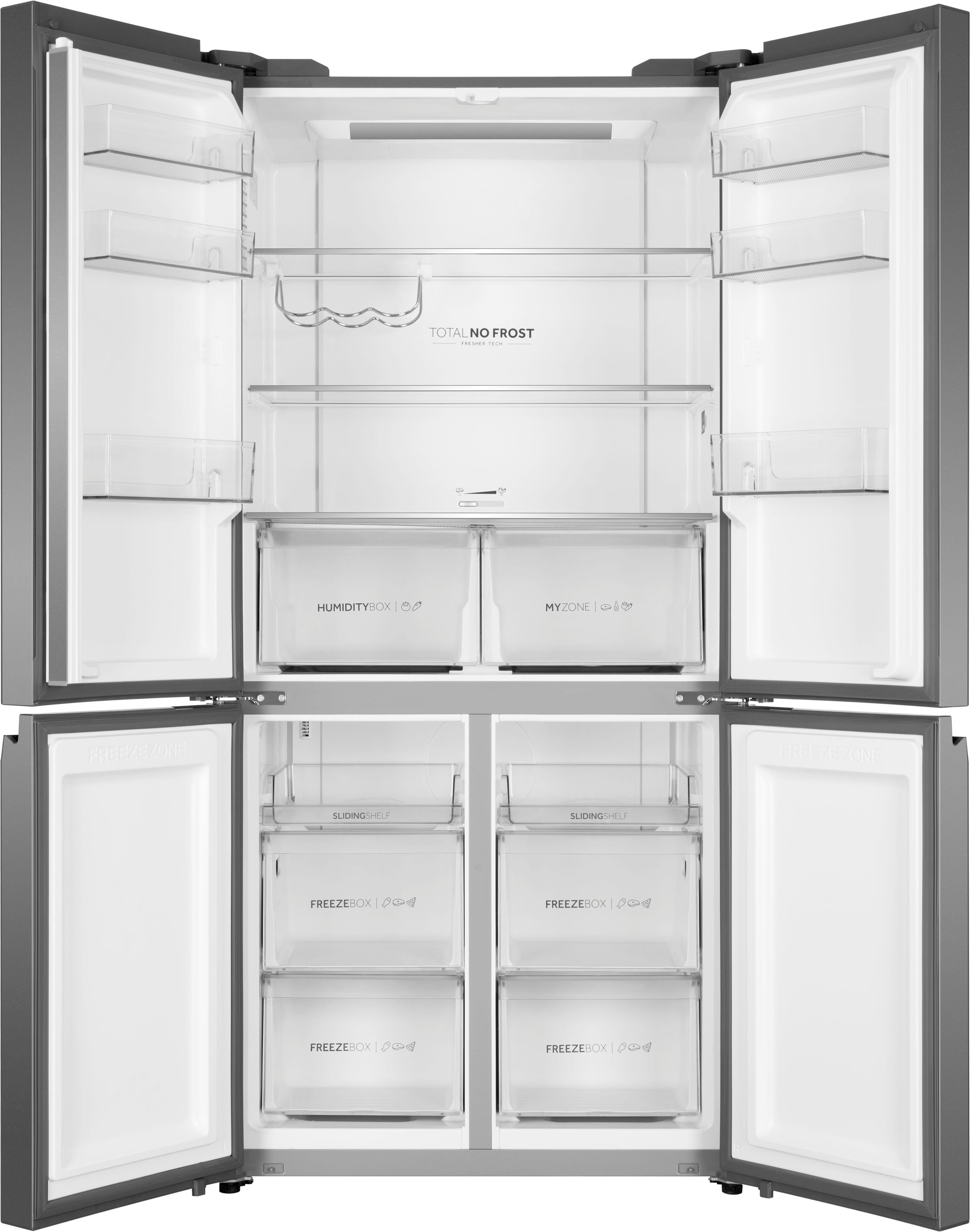 Haier Side-by-Side Cube HTF-540DGG7, 190,5 cm hoch, 90,5 cm breit