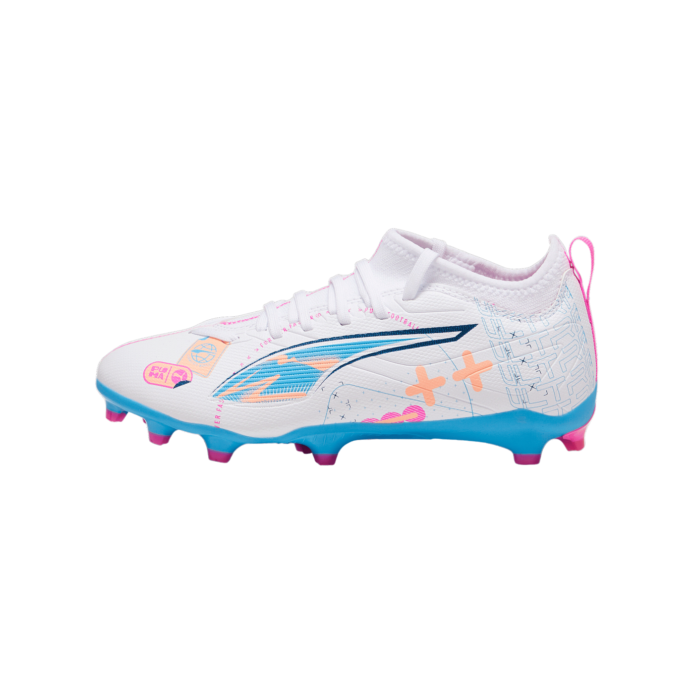 PUMA ULTRA 5 Match Vol. Up FG/AG Kids Weiss F01