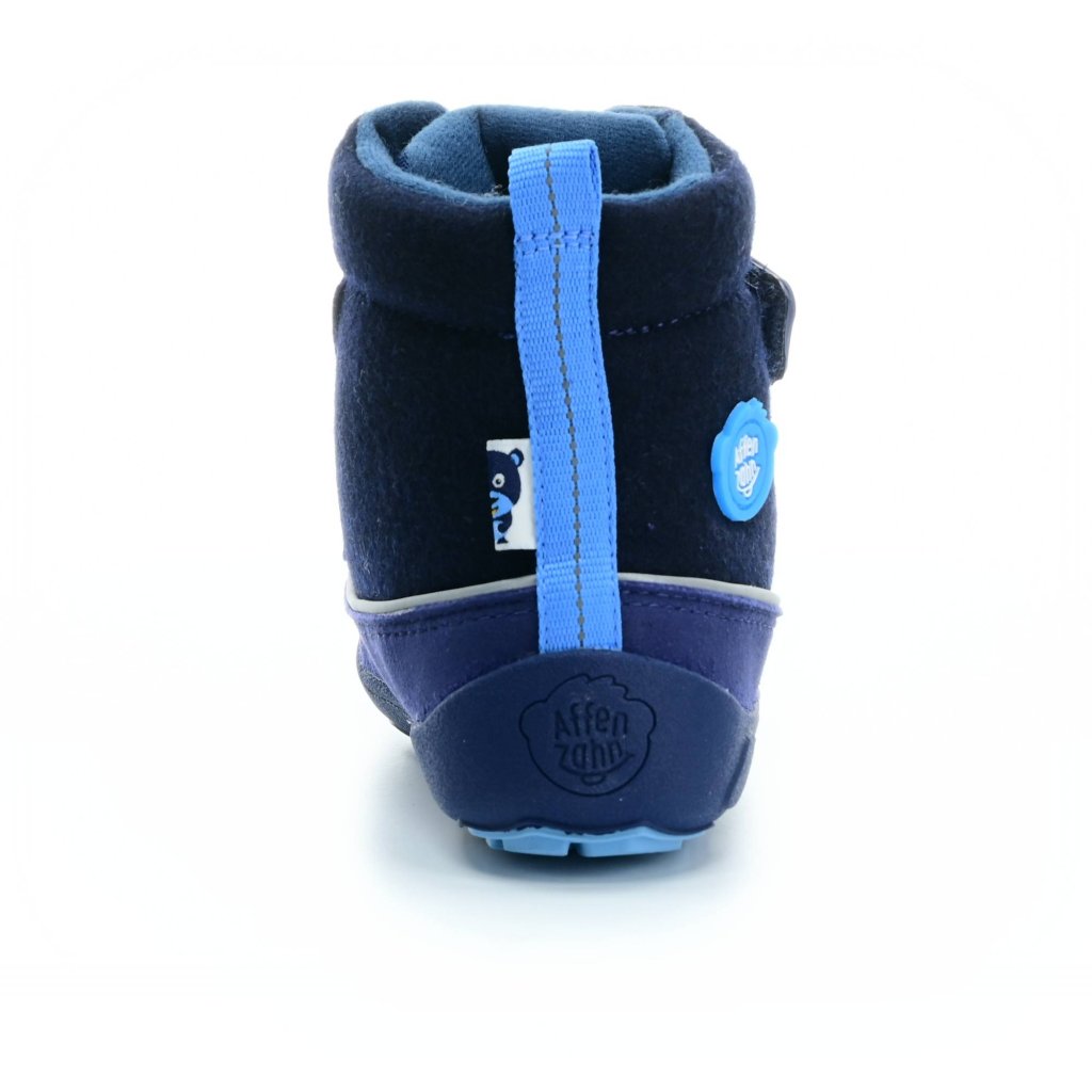 Affenzahn Winterstiefel Wolle Comfy Bär mit Membran Klett