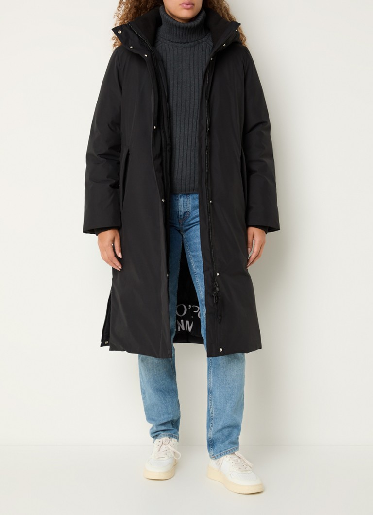 Prošívaná bunda Marc O'Polo Denim s kapucí