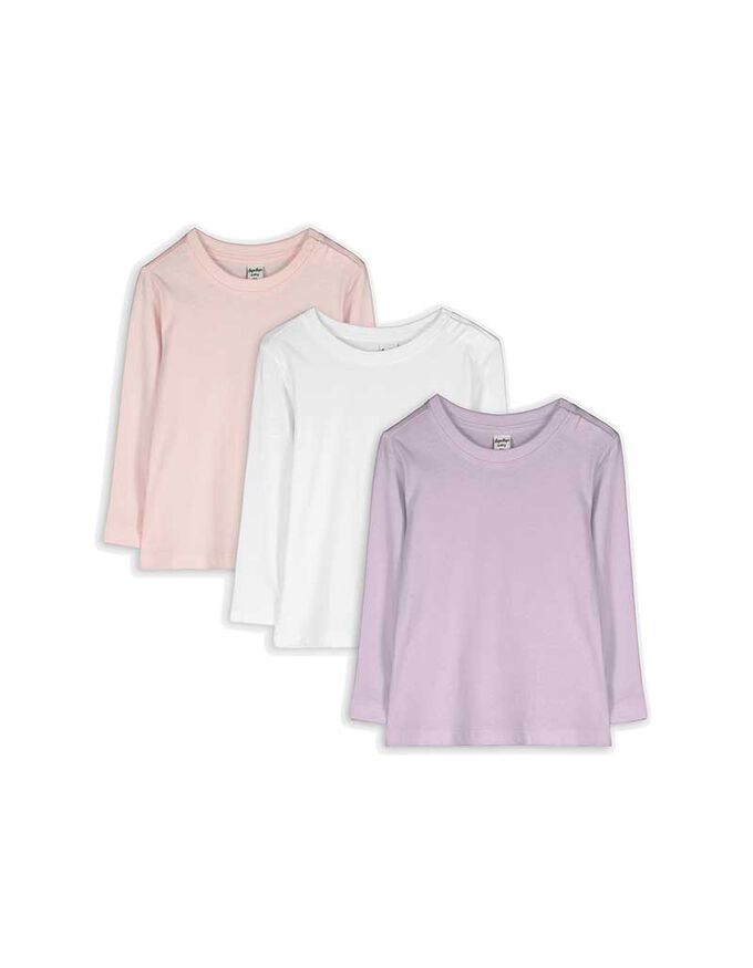 Langarmshirt - 3er-Pack
