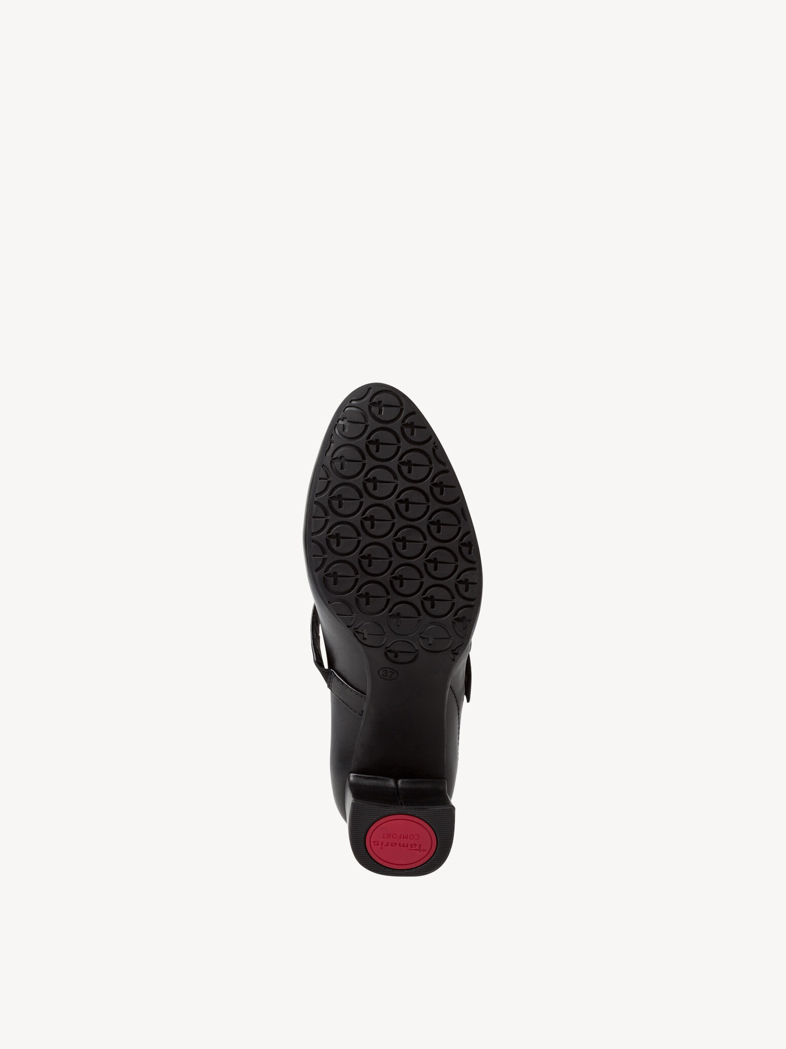 Escarpin en cuir - noir