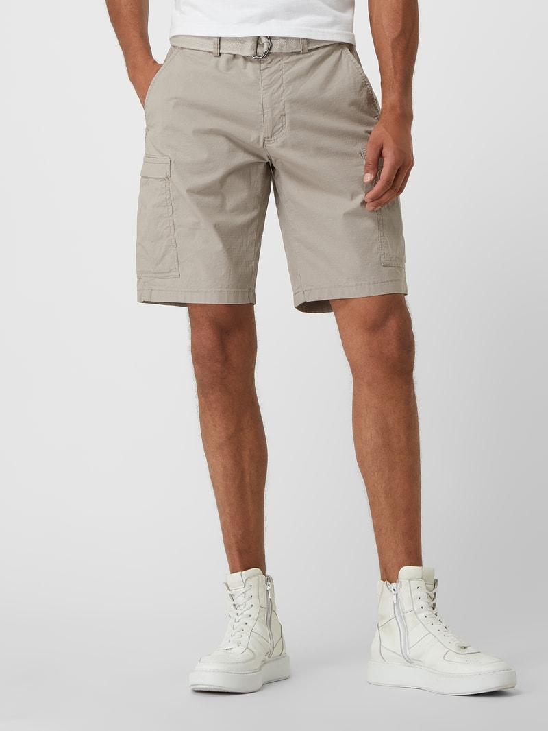 Cargoshorts mit Stretch-Anteil in haselnuss braun