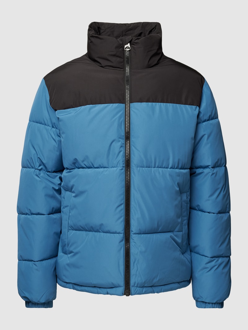 Steppjacke in Two-Tone-Machart Modell 'MELVIN' in blau