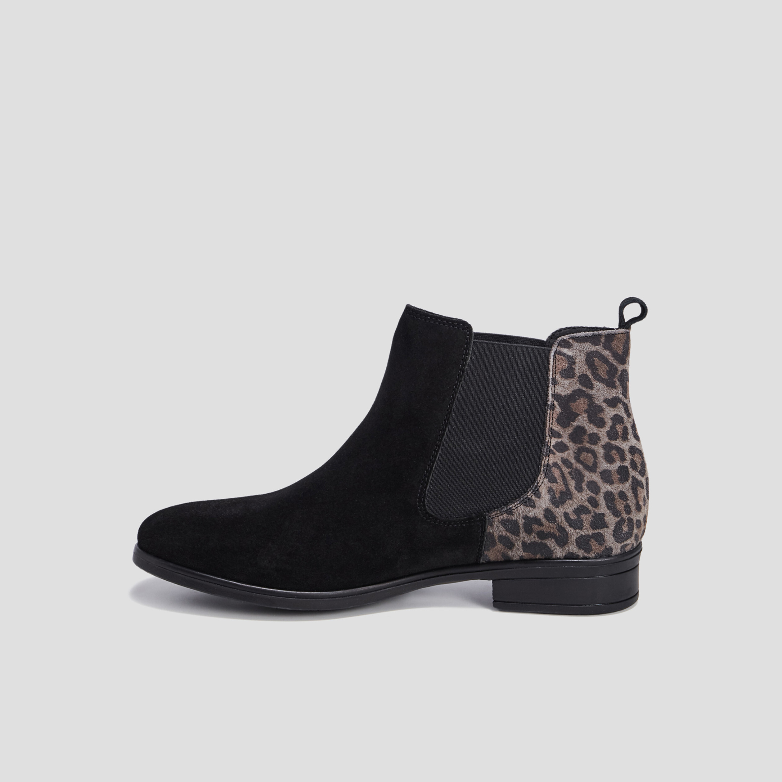Bottines chelsea noir femme | La Halle