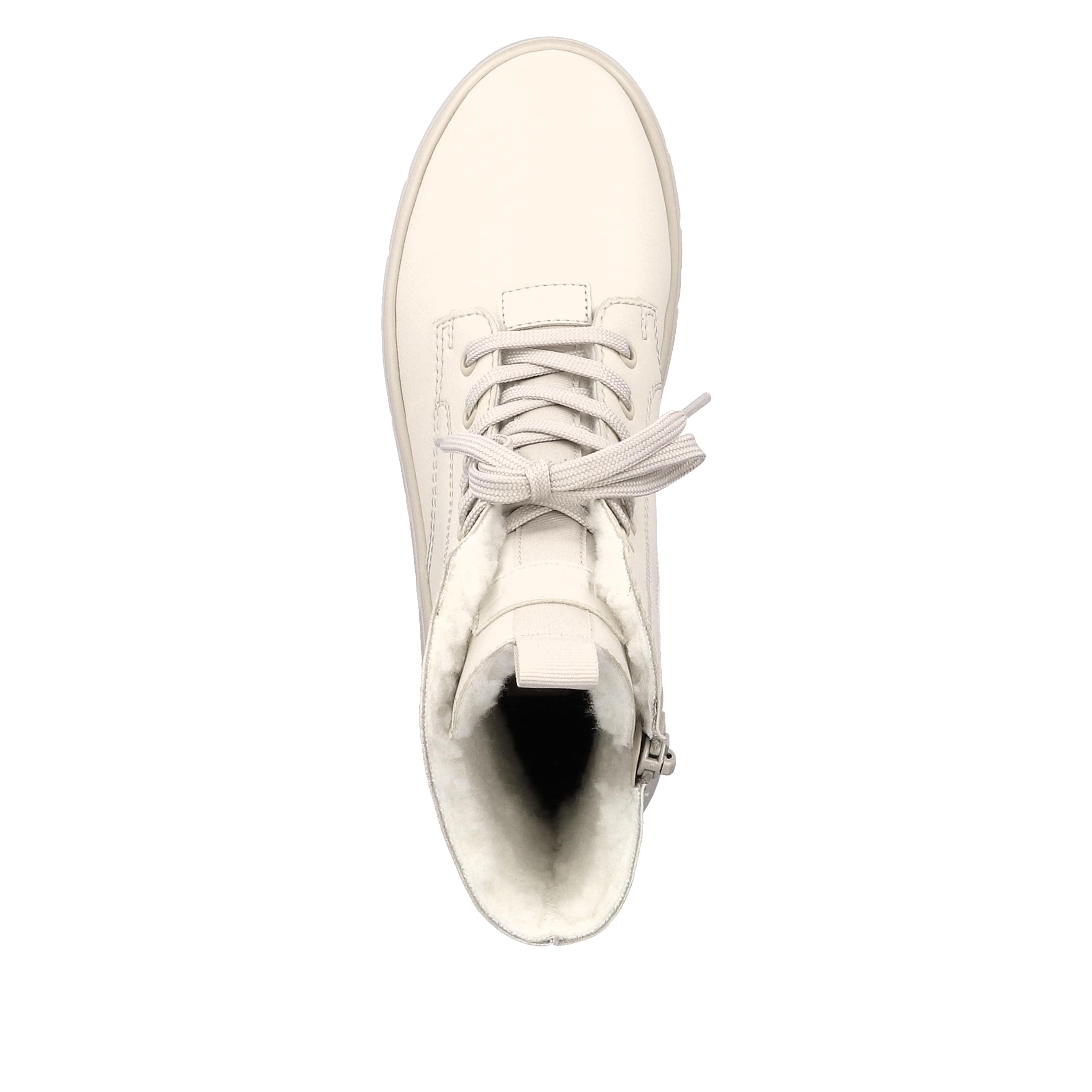 Rieker Damen Schnürstiefel hellbeige
