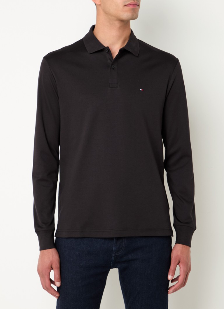 Polo Tommy Hilfiger de corte regular com logotipo.