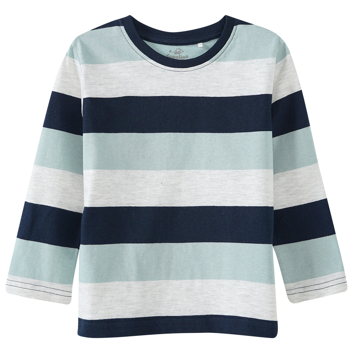 Jungen Langarmshirt im Streifen-Dessin