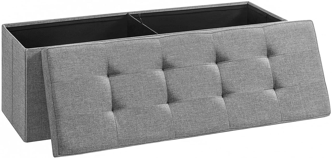 Songmics Sitzbank mit , 120 L, 110 x 38 x 38 cm