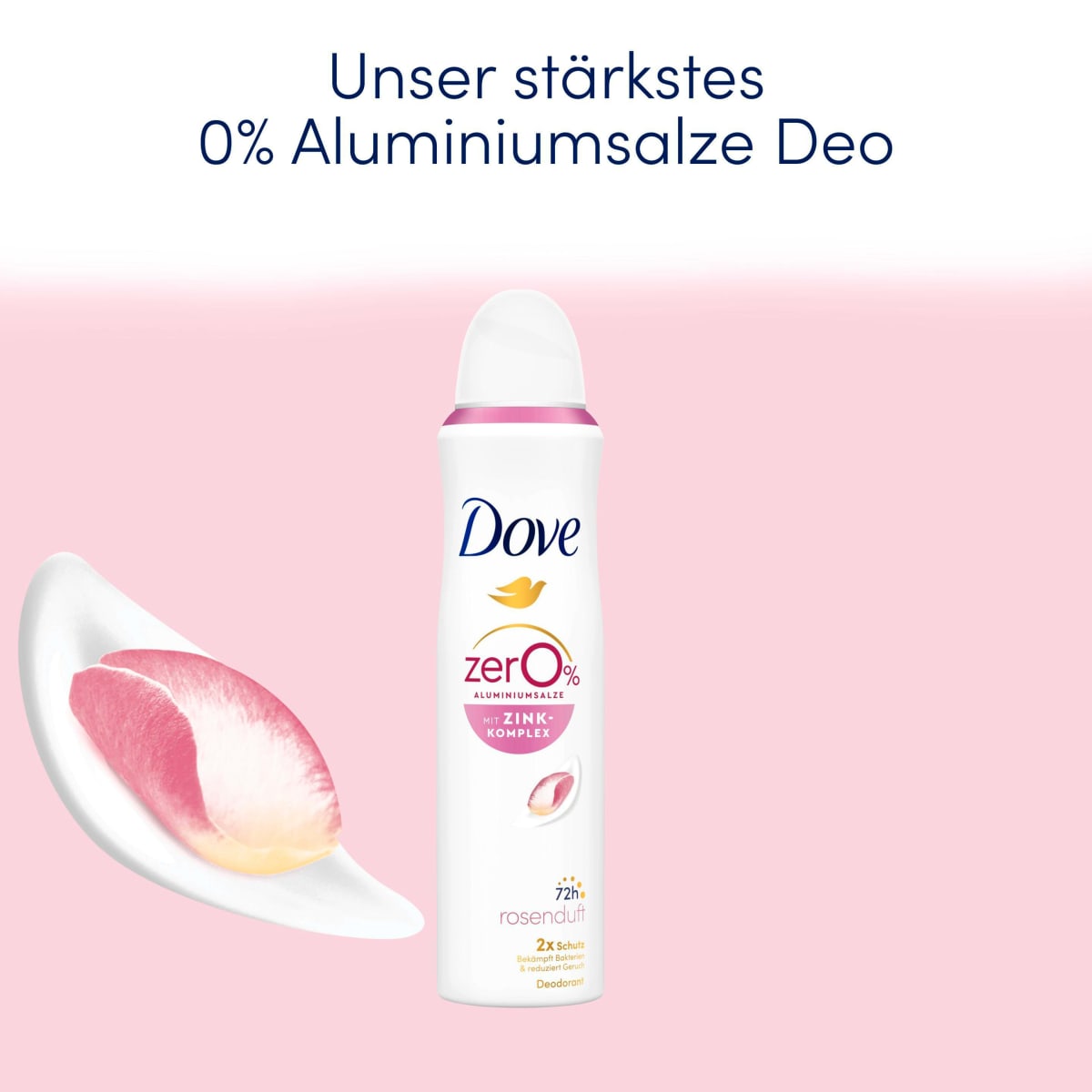 Deospray mit Rosenduft & Zink-Komplex, 150 ml