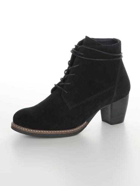 Schnürstiefelette mit auswechselbarem Fußbett
