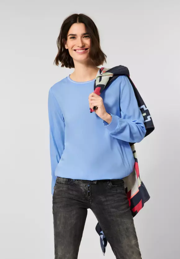 CECIL Bluse in Unifarbe