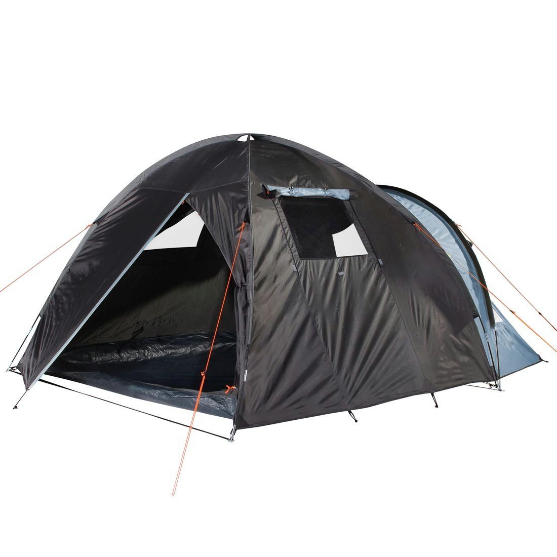 10T Outdoor Equipment Kuppelzelt Glenhill Arona 4 Mann Zelt Kuppelzelt 5000 mm mit XXL Schlafkabine, Personen: 4