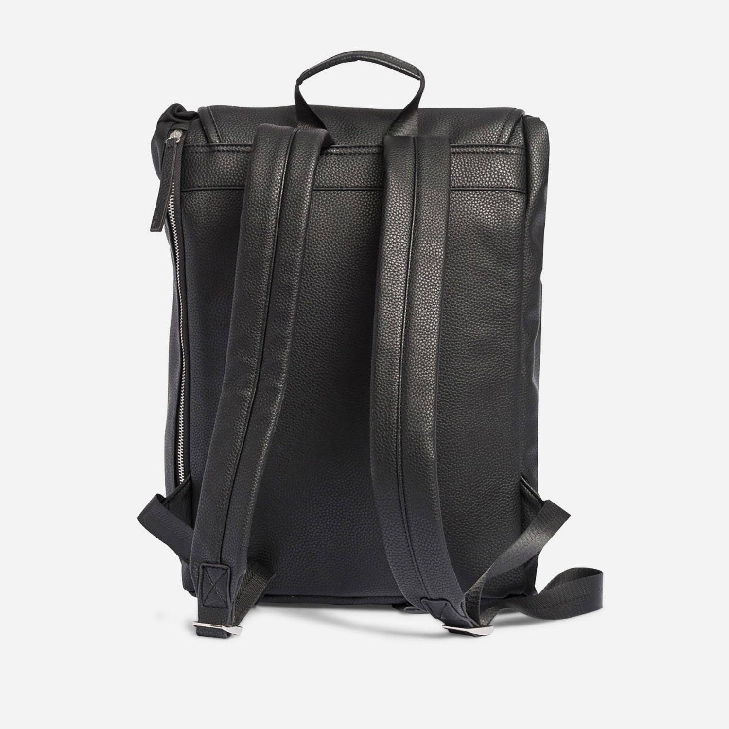 Sac à dos noir grainé