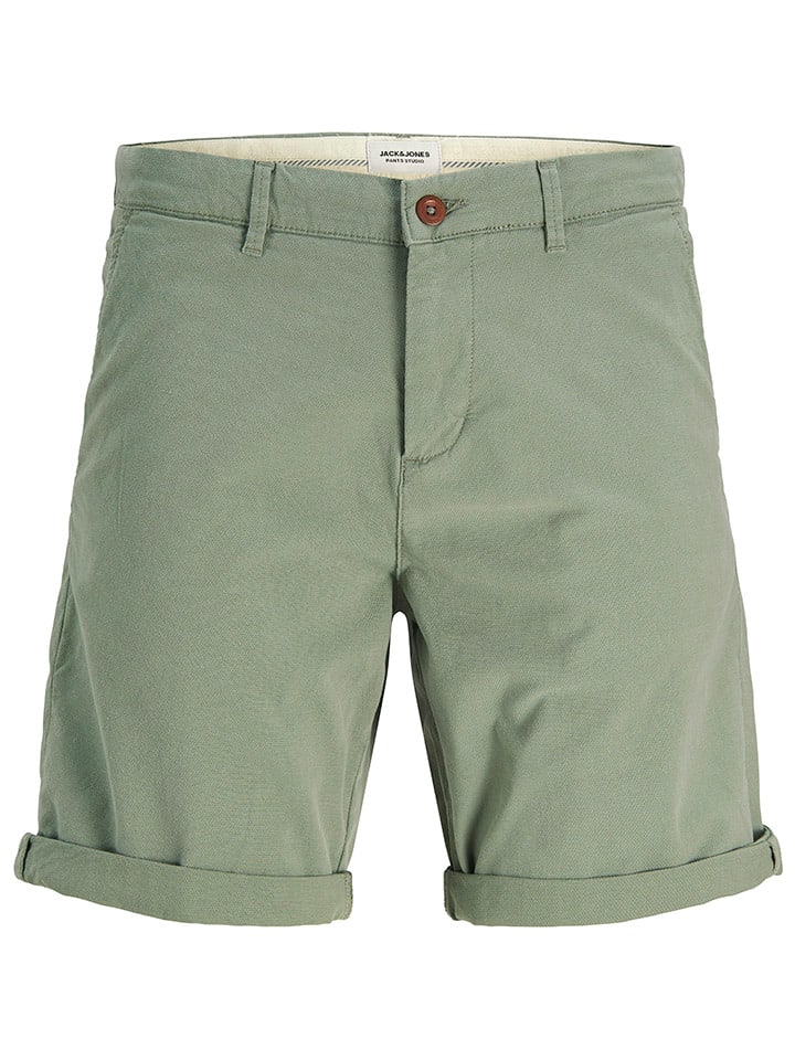 Jack & Jones Chinoshorts in Grün günstig kaufen
