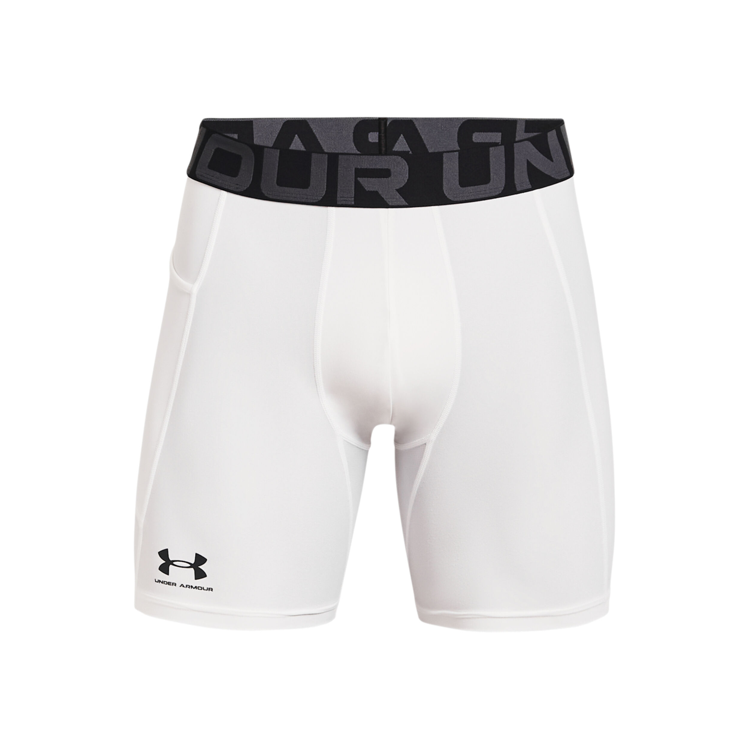 Heatgear Shorts Herren - Weiß, Schwarz
