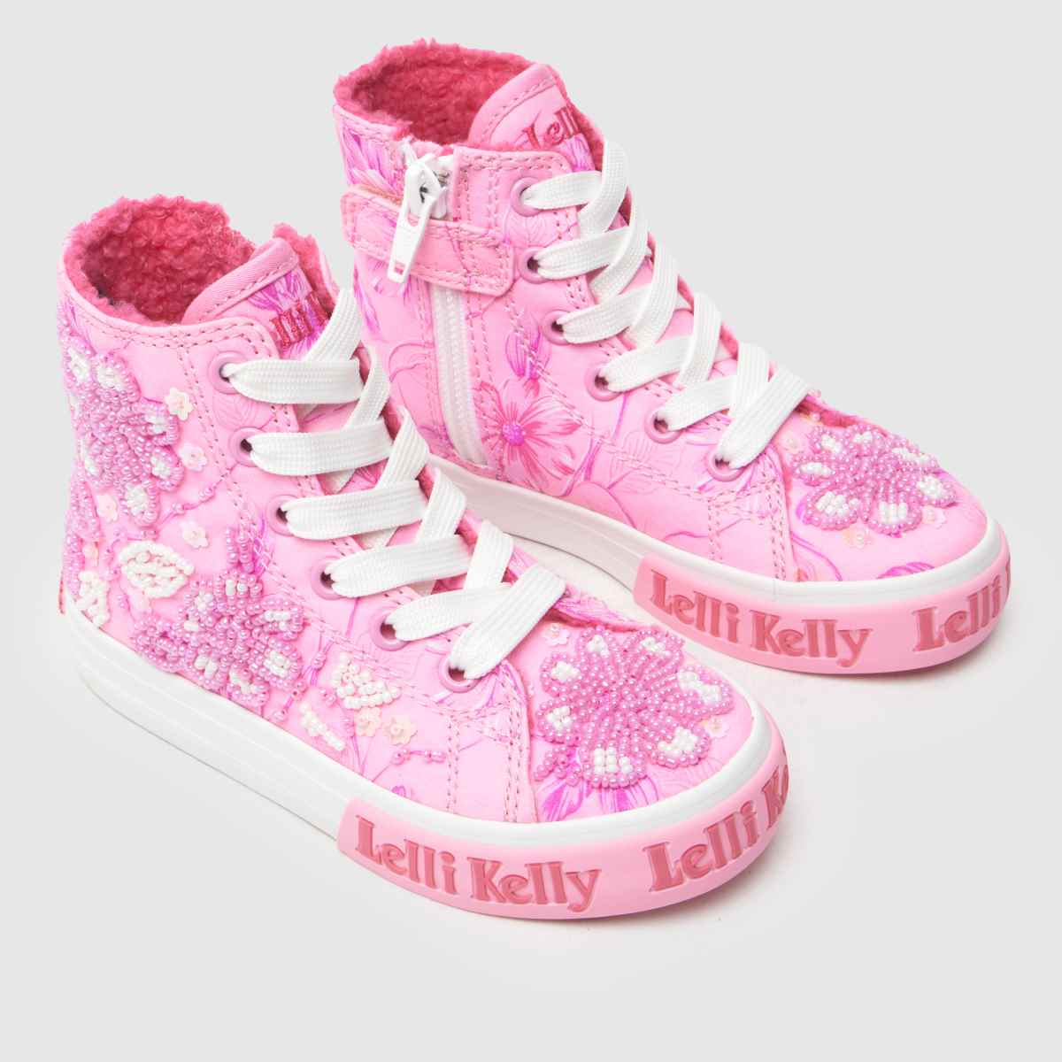 Lelli Kelly rosa Brooke Mid flickor juniorsneakers
