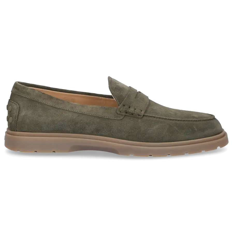 Tod's - Loafer M59K0 Veloursleder - grün