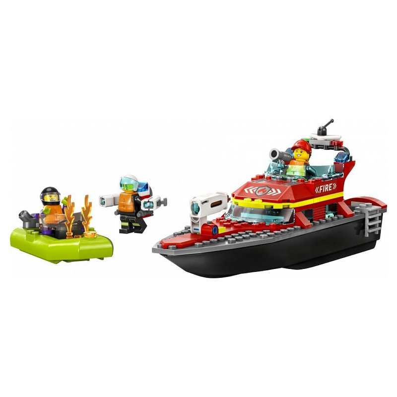 60373 Le bateau de sauvetage des pompiers LEGO City