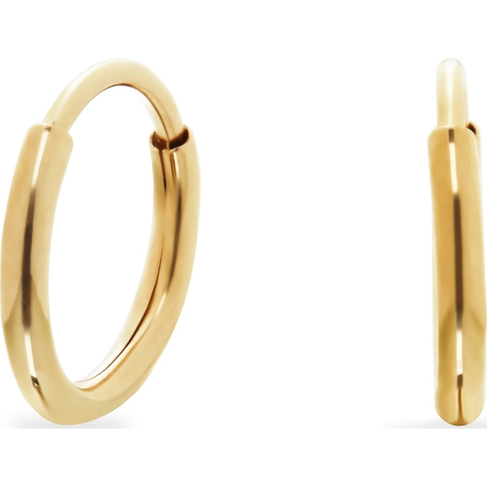 FAVS Créoles 375 Or jaune Boucles d'oreilles