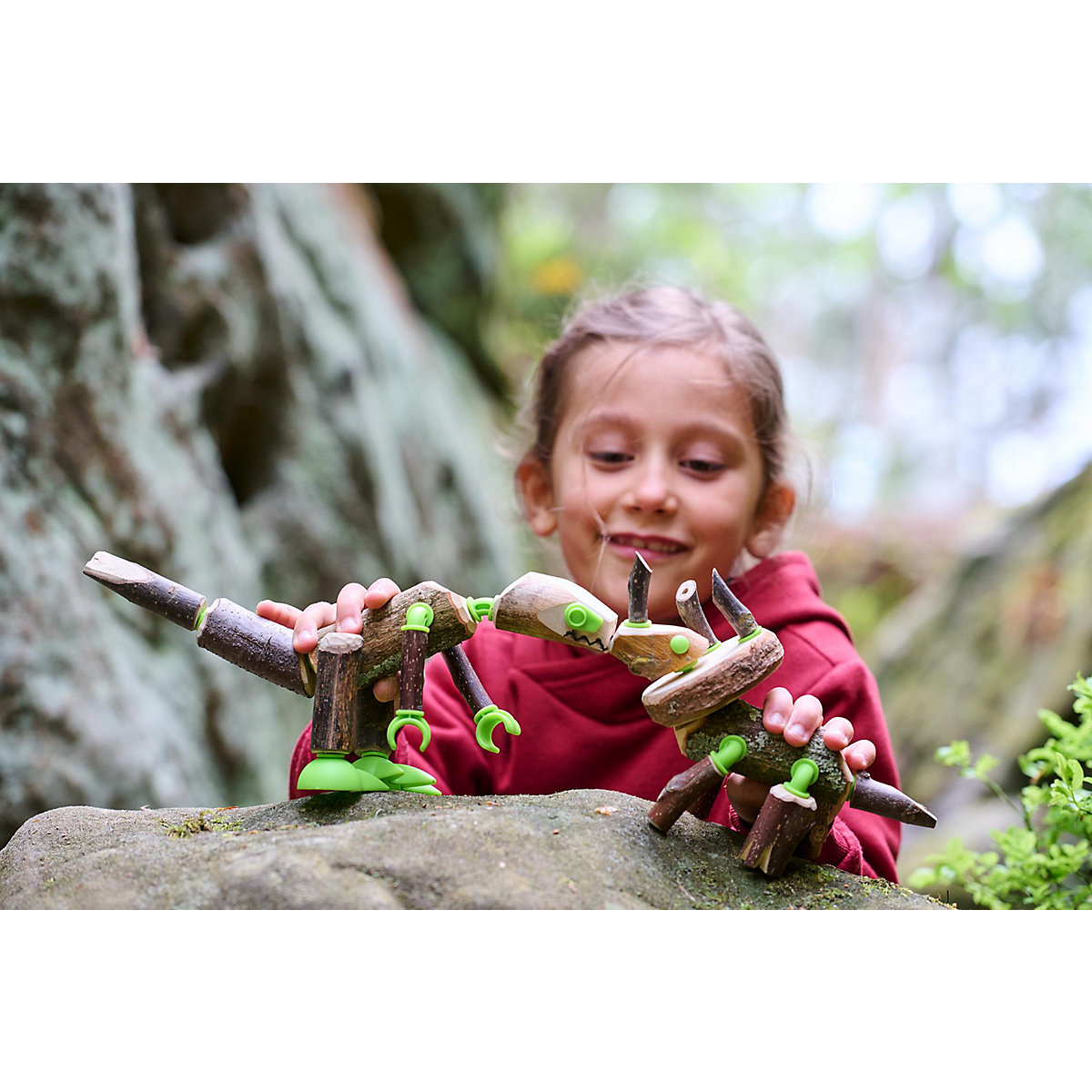 HABA 306309 Terra Kids Connectors Konstruktions-Set Dinosaurier