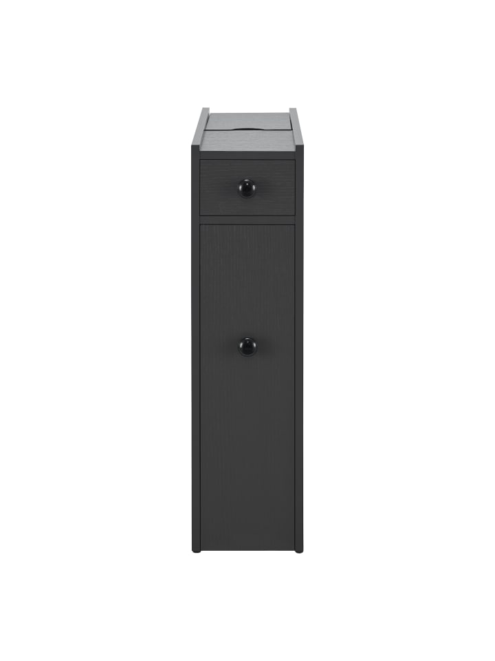 en.casa Badezimmerschrank Kihniö in Grau (H)58cm (B)16cm (T)48cm günstig kaufen onesize