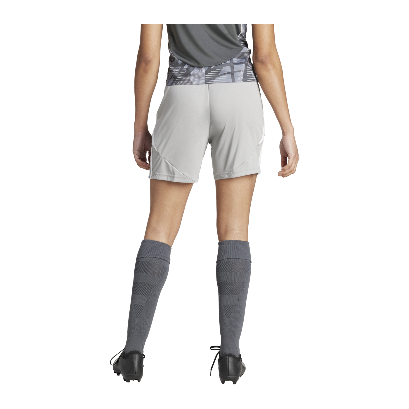 adidas Tiro 24 Short Damen Grau Weiss