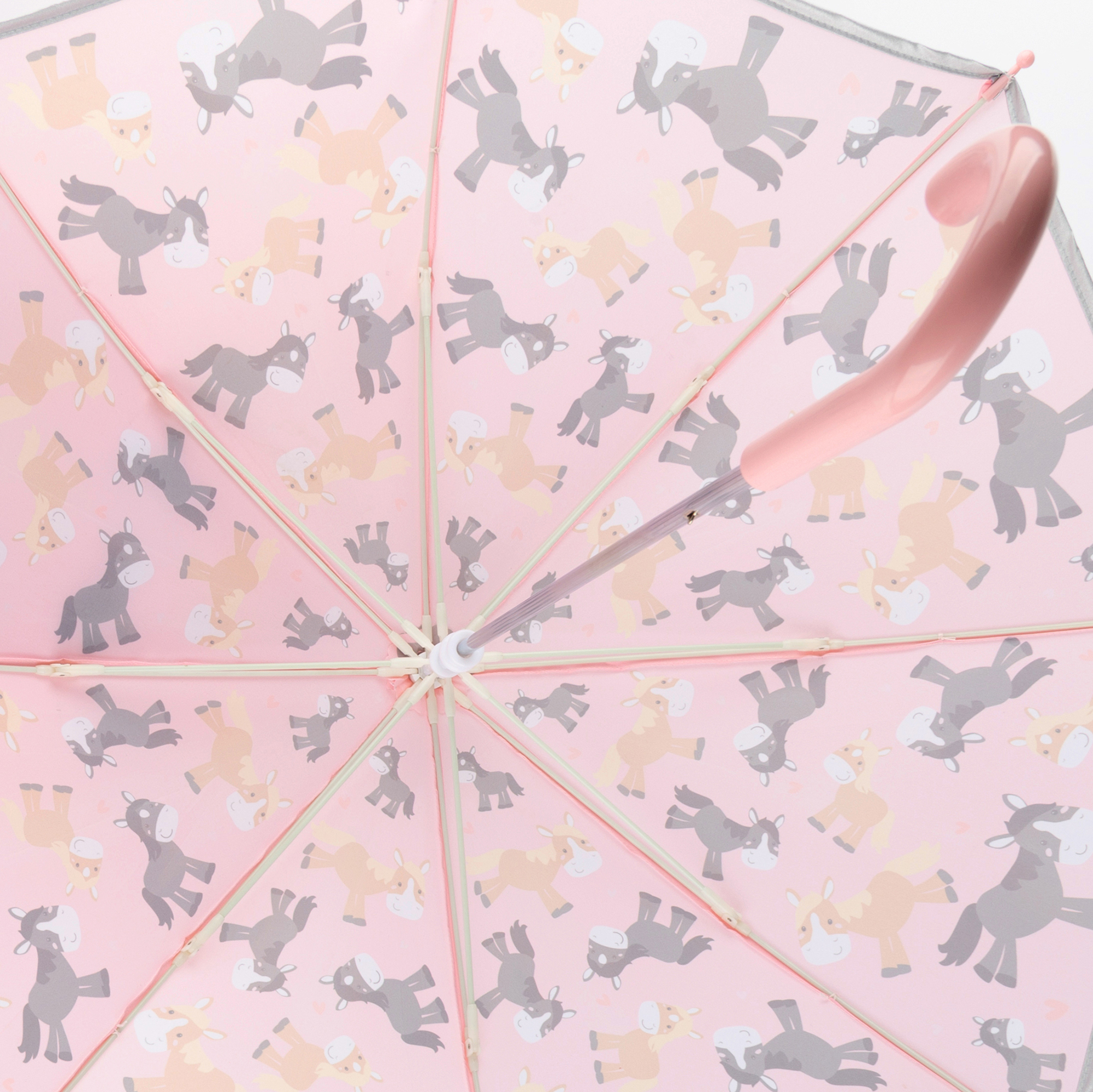 Kinder Regenschirm klein, Pony