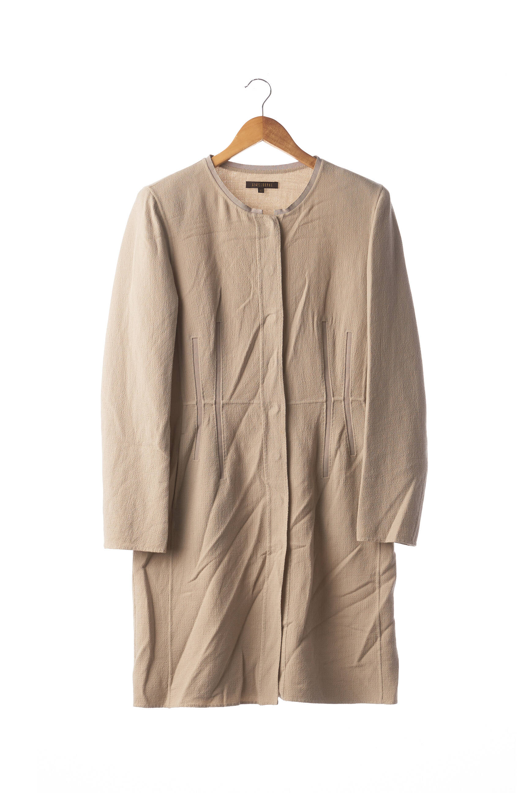 Apostrophe Manteaux Longs Femme couleur beige