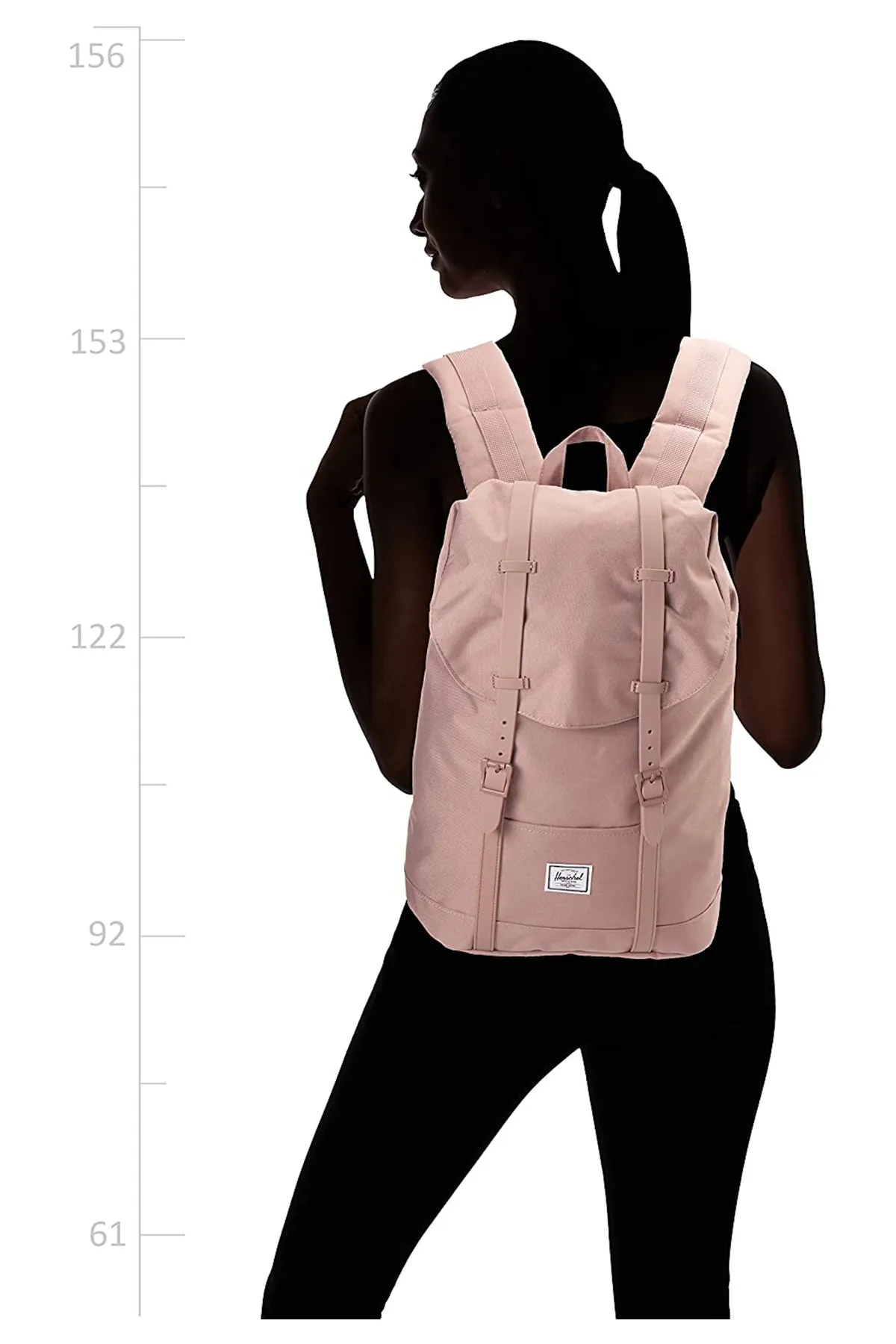 herschel  Rucksack - Rosa - Unifarben