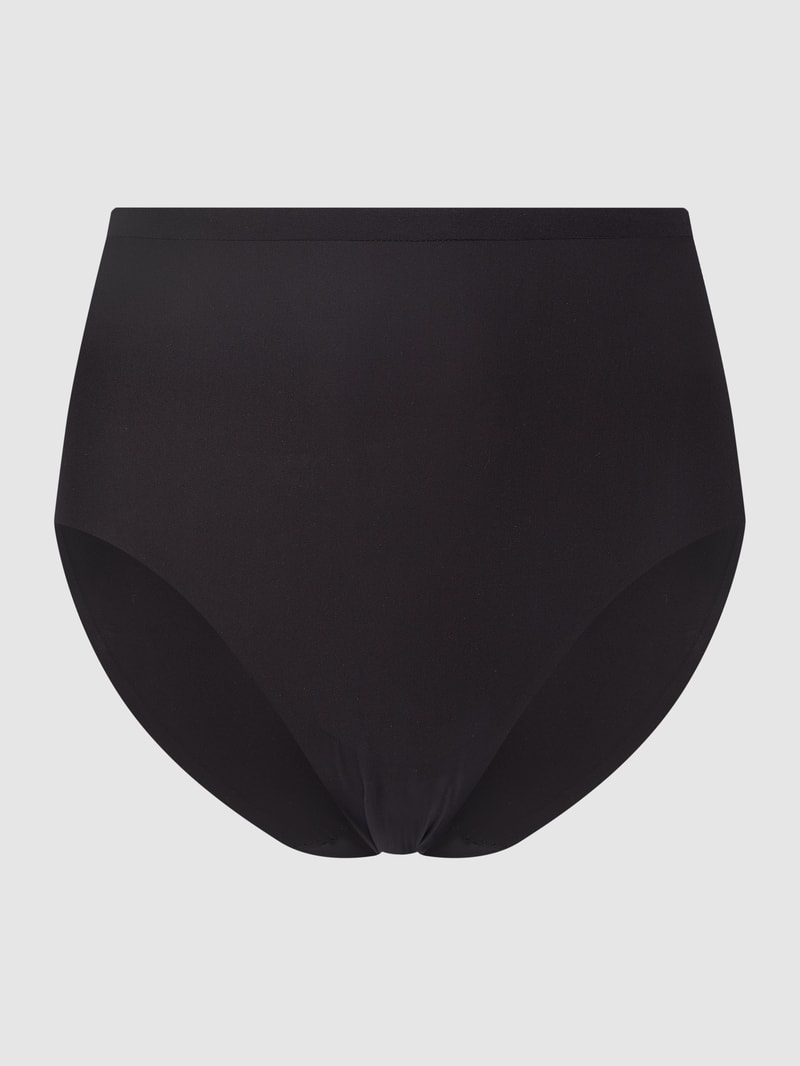 Slip mit elastischem Bund in schwarz