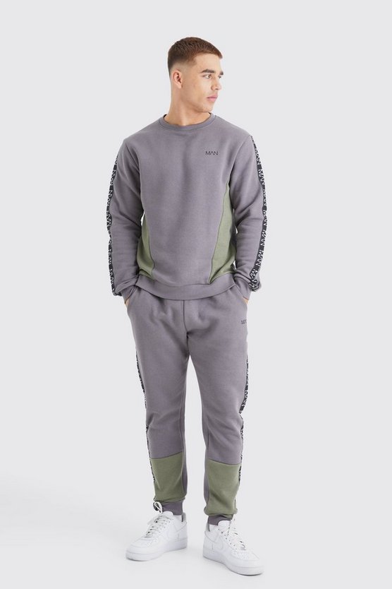 Man-Dash Colorblock Trainingsanzug