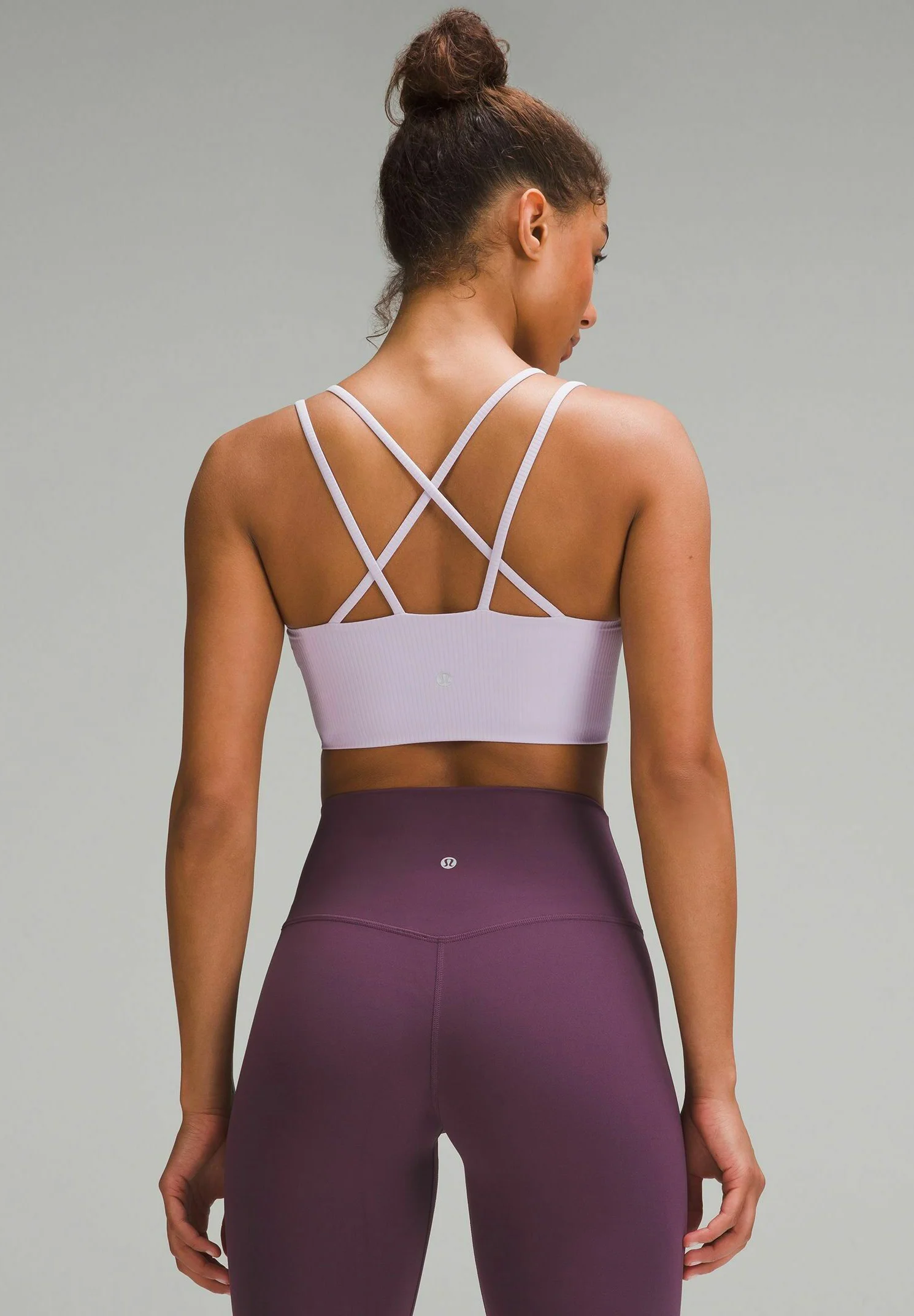Lululemon LIKE A CLOUD LONGLINE RIBBED B/CUP - Sujetador deportivo de sujeción ligera