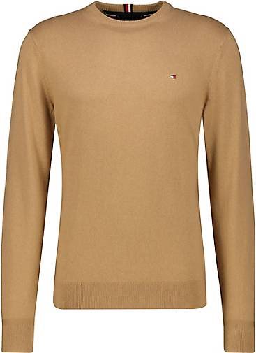 TOMMY HILFIGER Herren Strickpullover Rundhals Baumwolle/Kaschmir Regular Fit