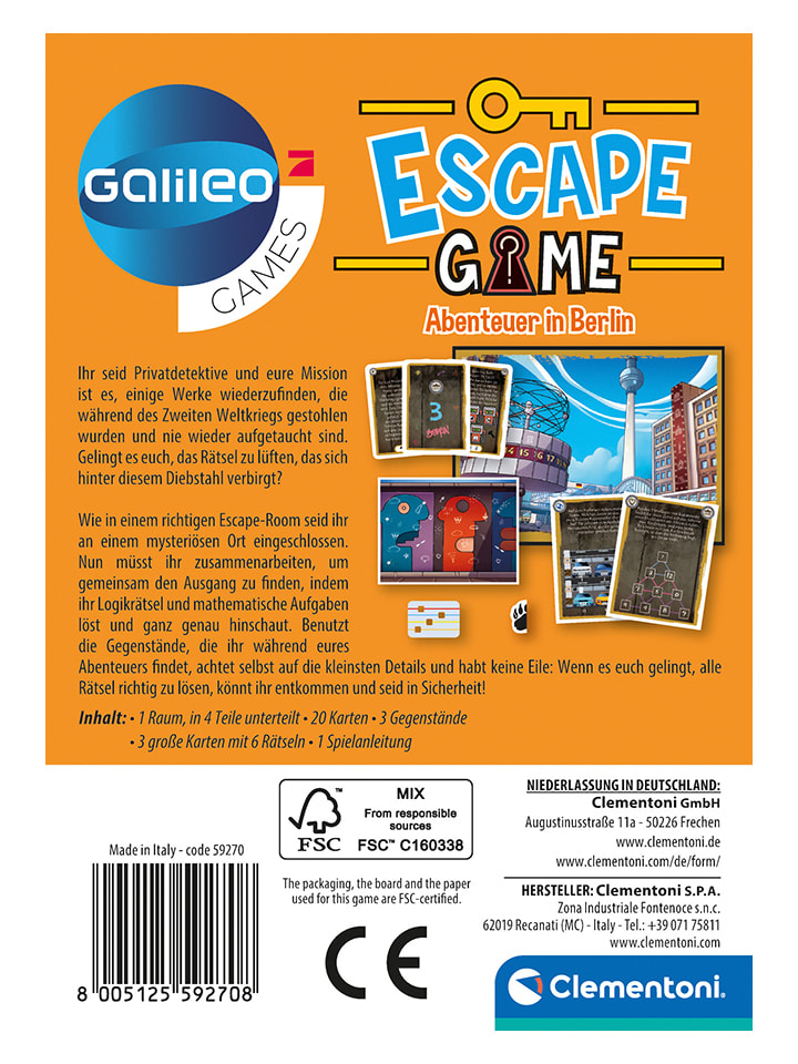Clementoni Galileo-Escapespiel 